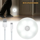 Set of 6 LED lamps with motion sensor.