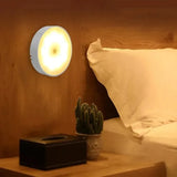 Set of 6 LED lamps with motion sensor.